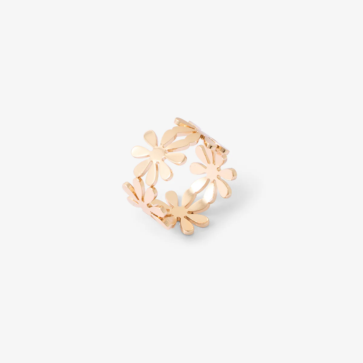 Bague fleur dorée - Image 2