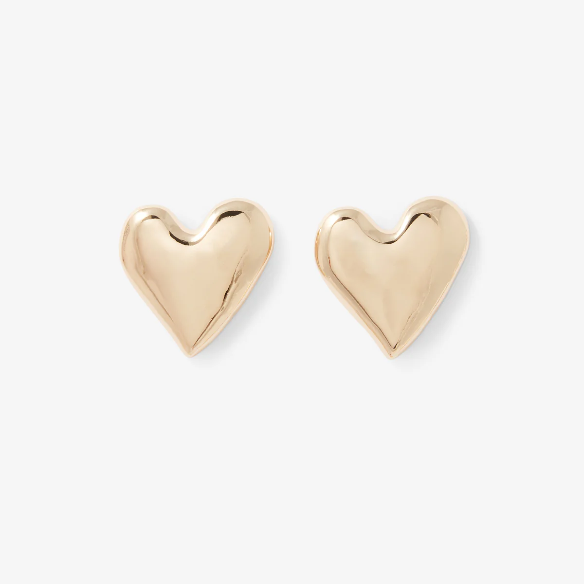 Boucles d'oreilles cœurs dorés