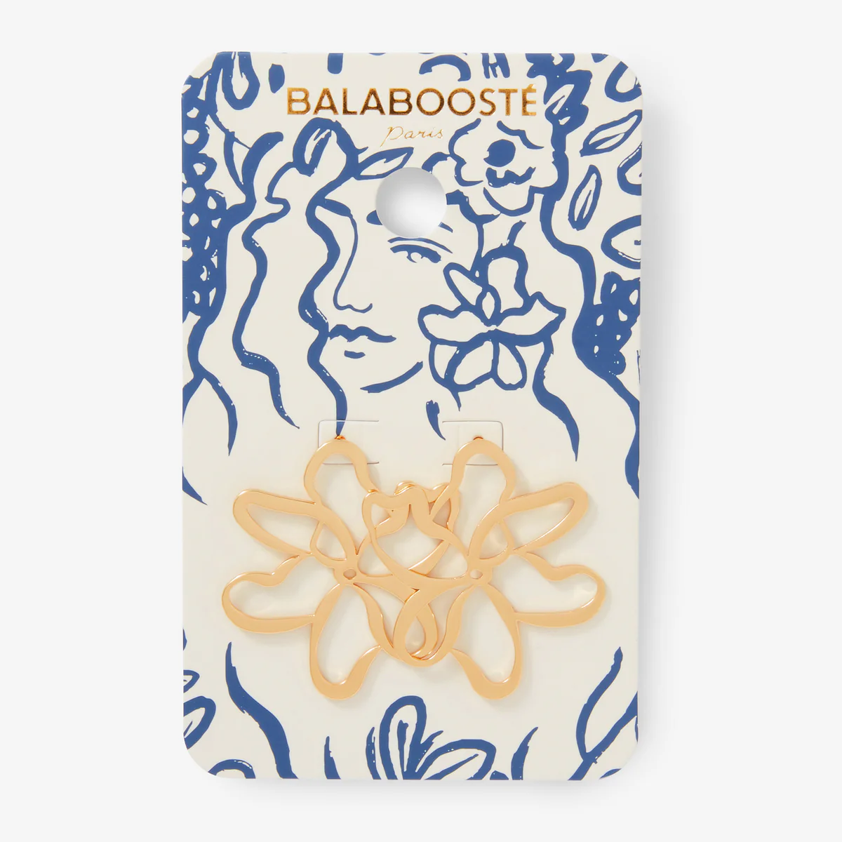Boucles d'oreilles fleurs x La Maison des Femmes - Image 2