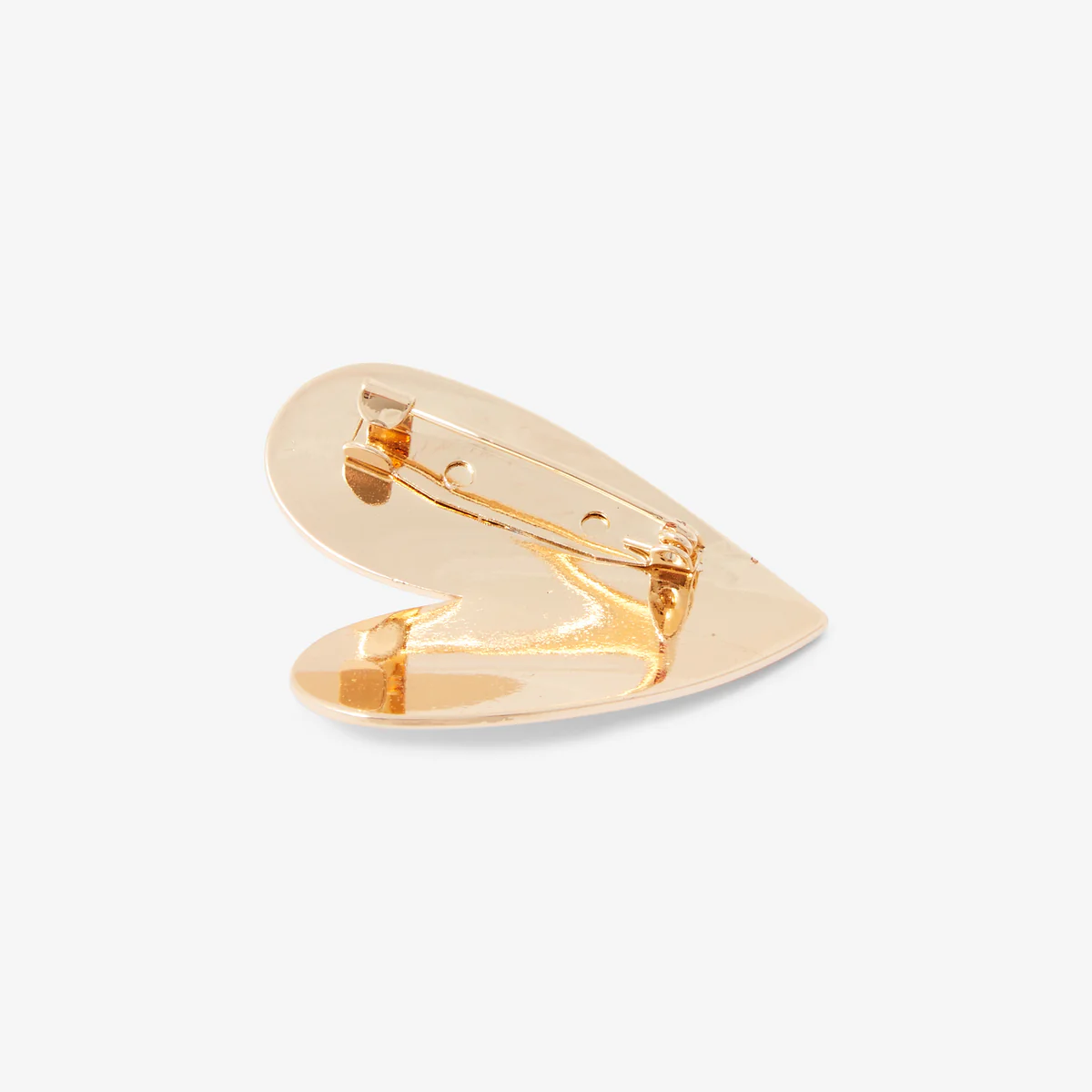 Broche cœur doré - Image 3