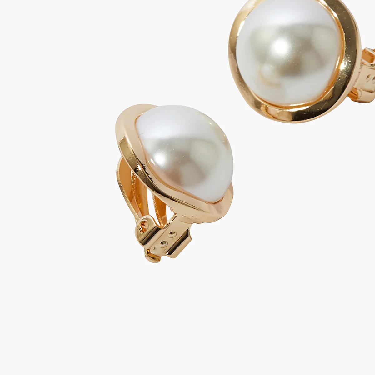 Clips d'oreilles perles - Image 2
