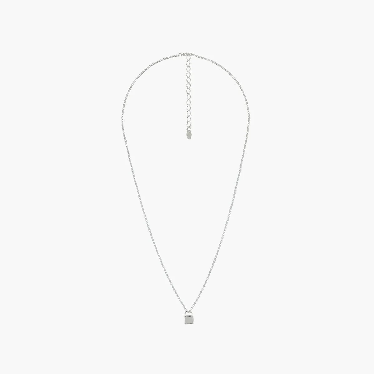 Collier à pendentif cadenas Argent Garanti 925 - Image 3