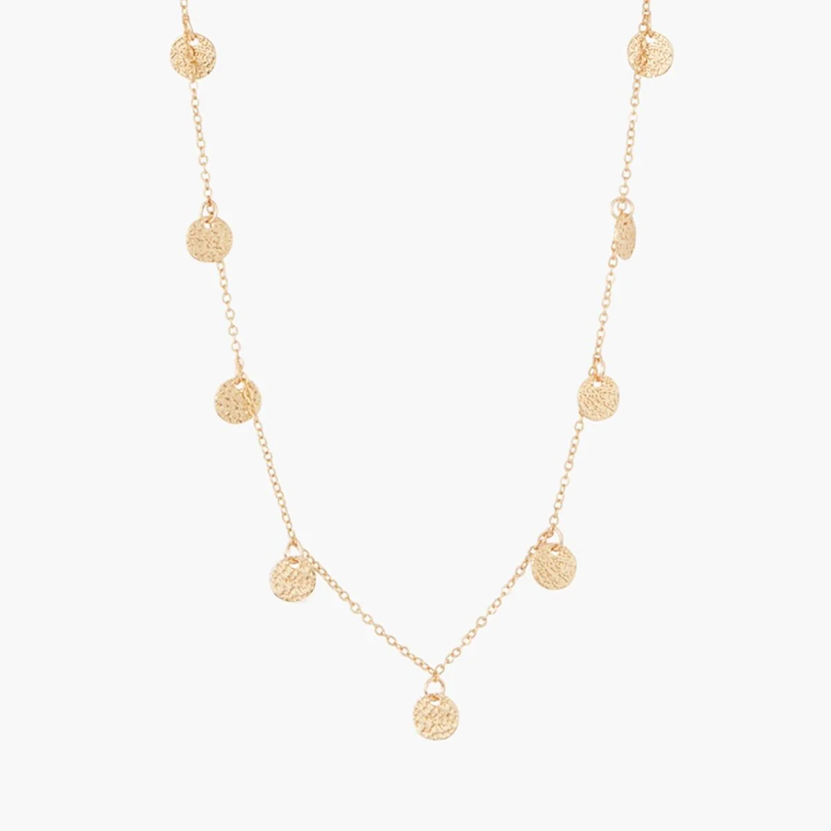 Collier chaine à pampilles acier inoxydable
