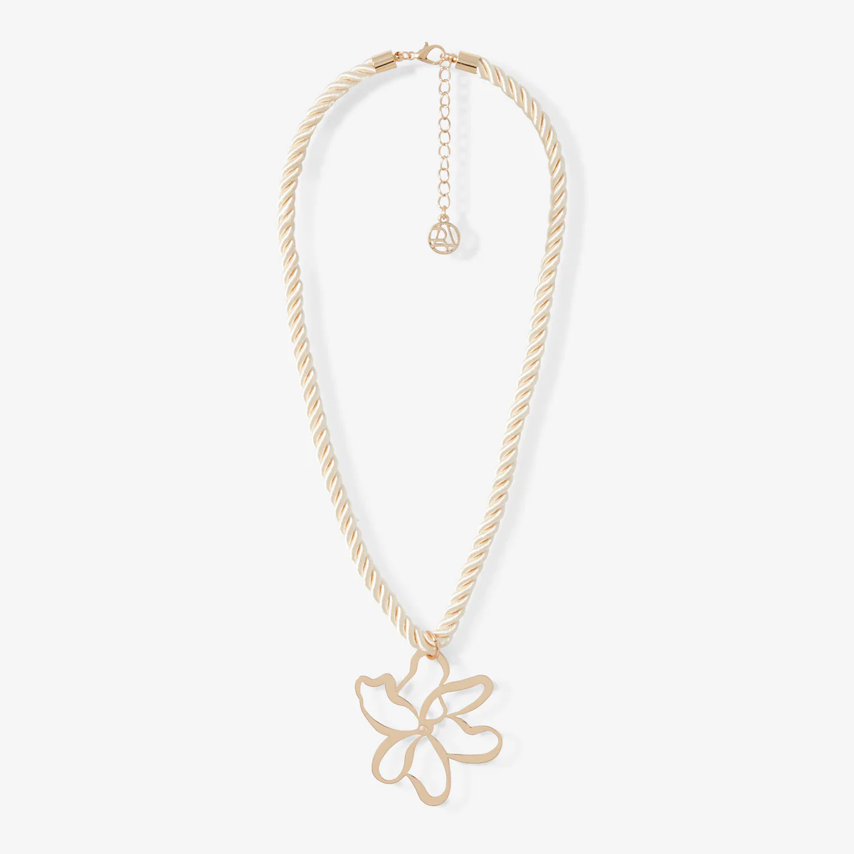 Collier cordon pendentif fleur x La Maison des Femmes - Image 3