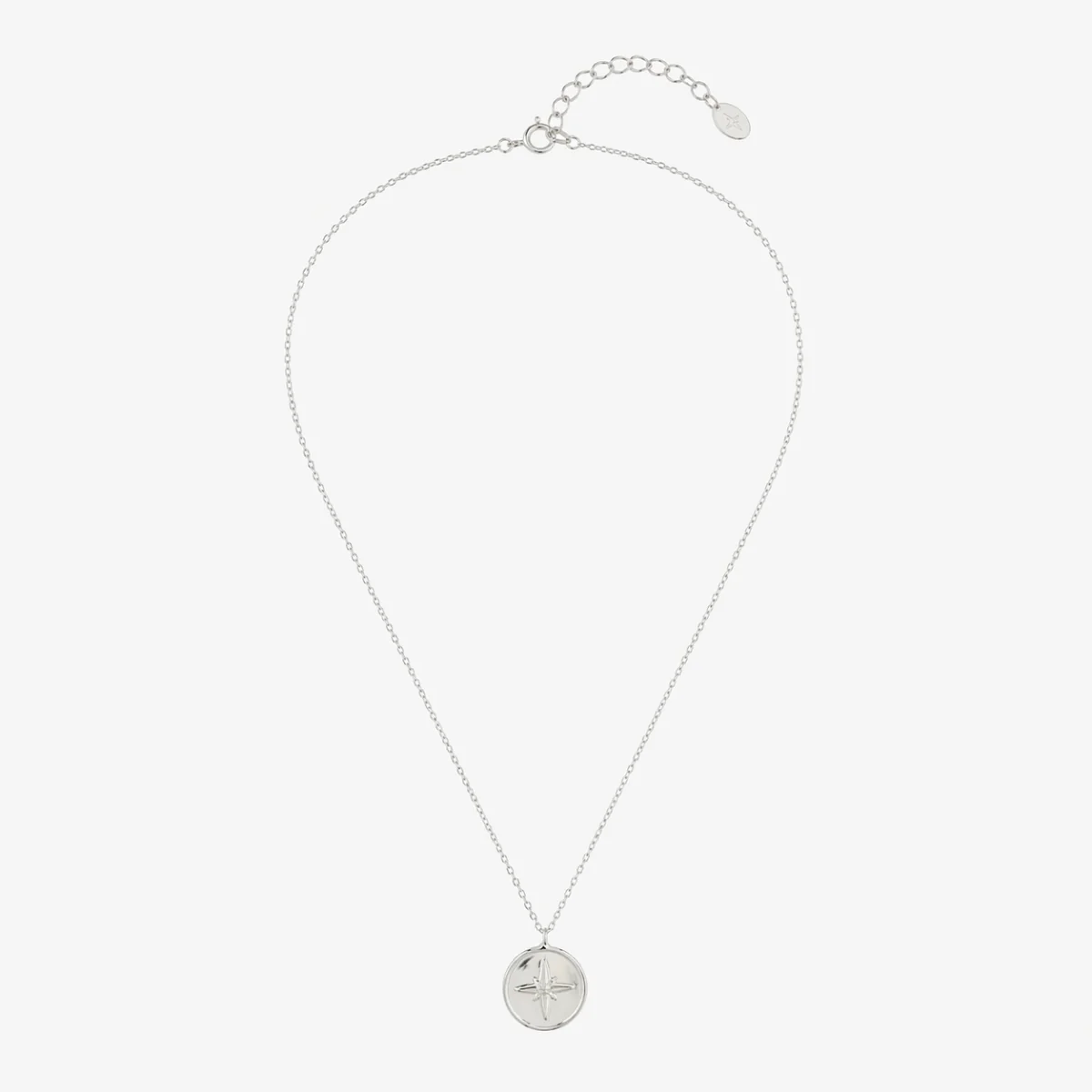 Collier médaille étoile Argent Garanti