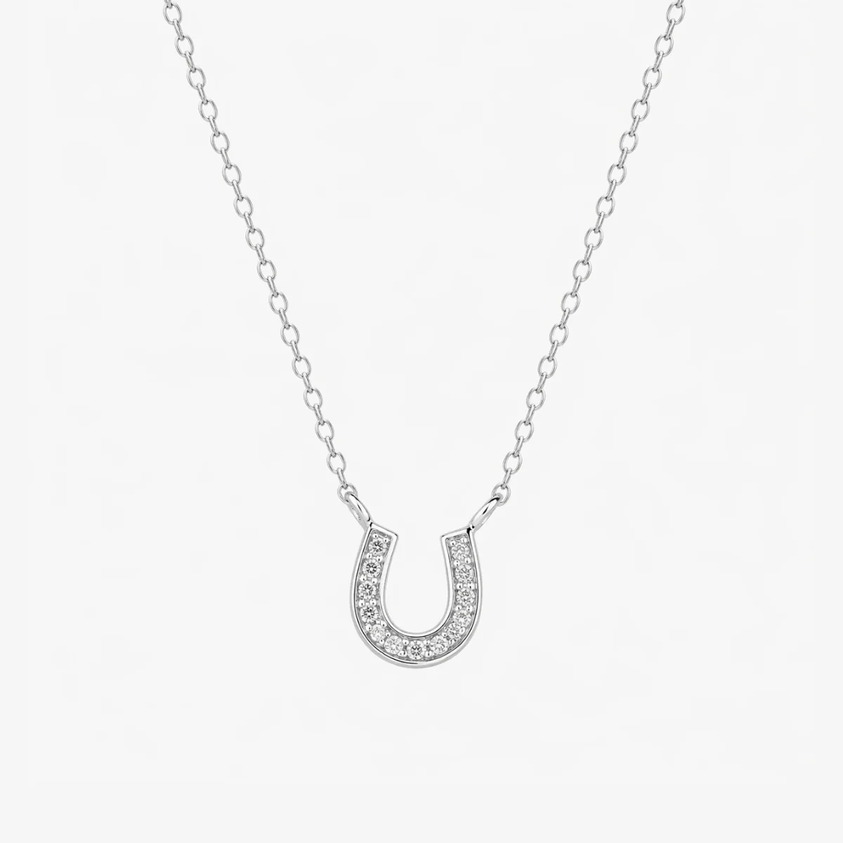 Collier pendentif fer à cheval Argent 925 - Image 2
