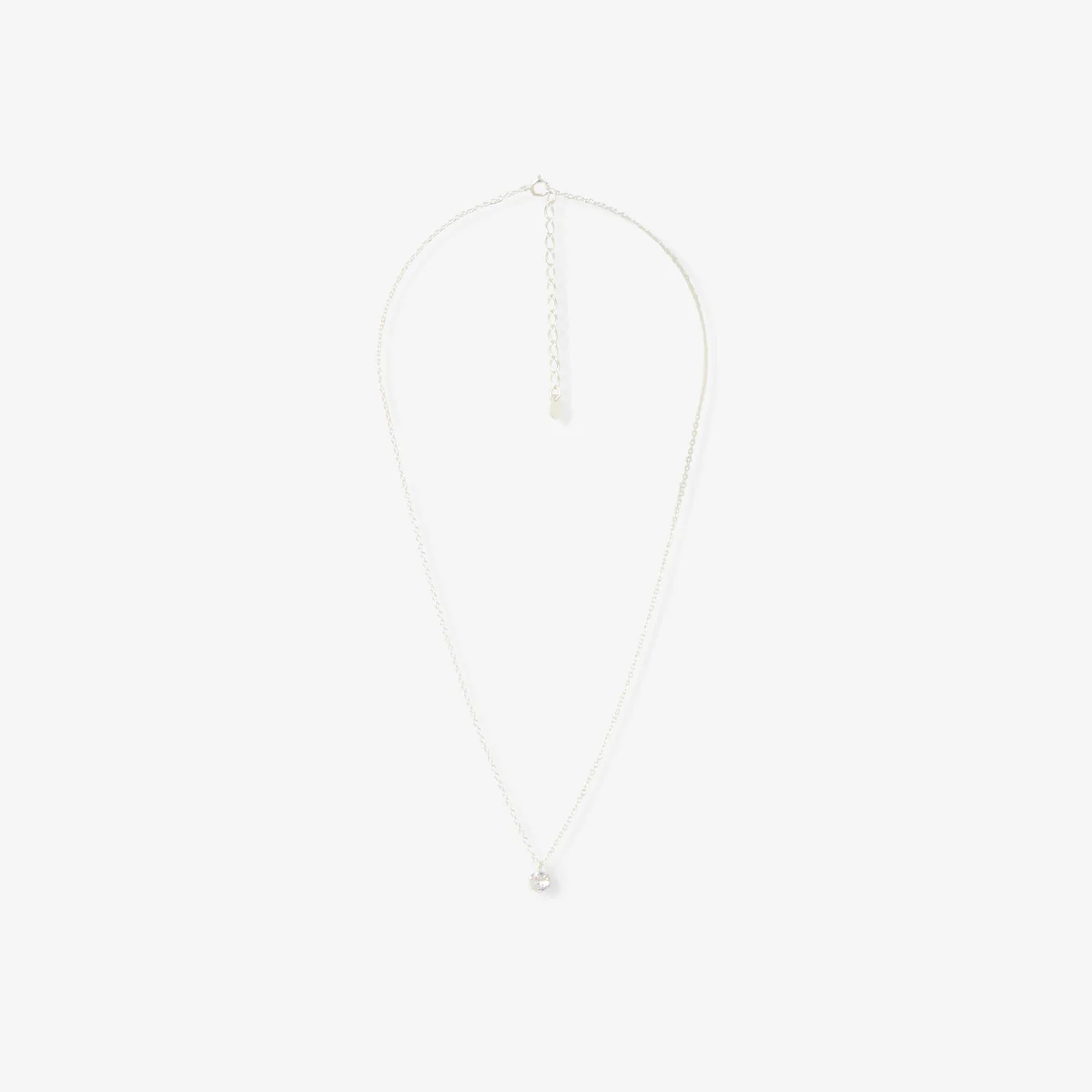 Collier pendentif zircon - argent garanti 925 - Image 2