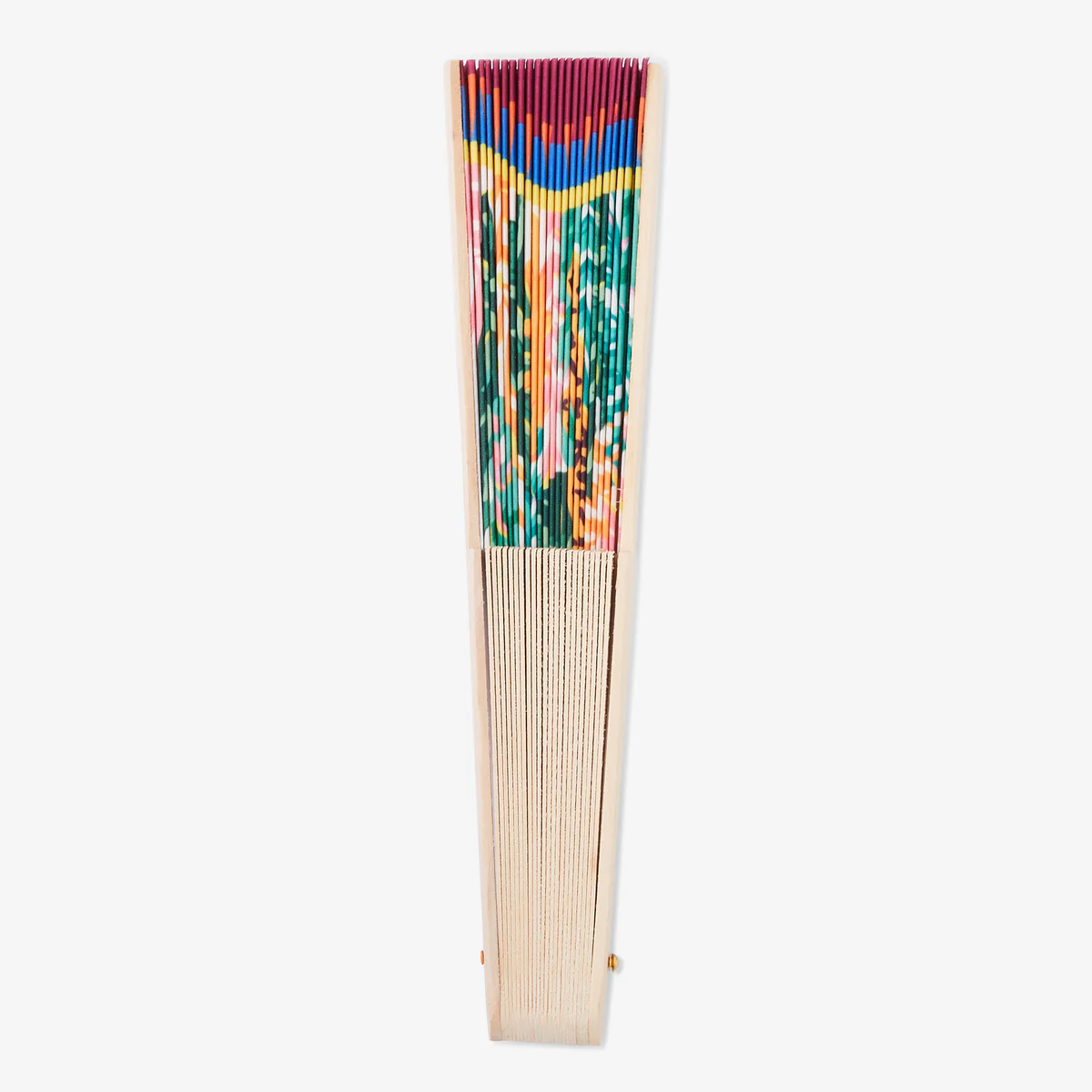 Éventail motif jungle - Image 3