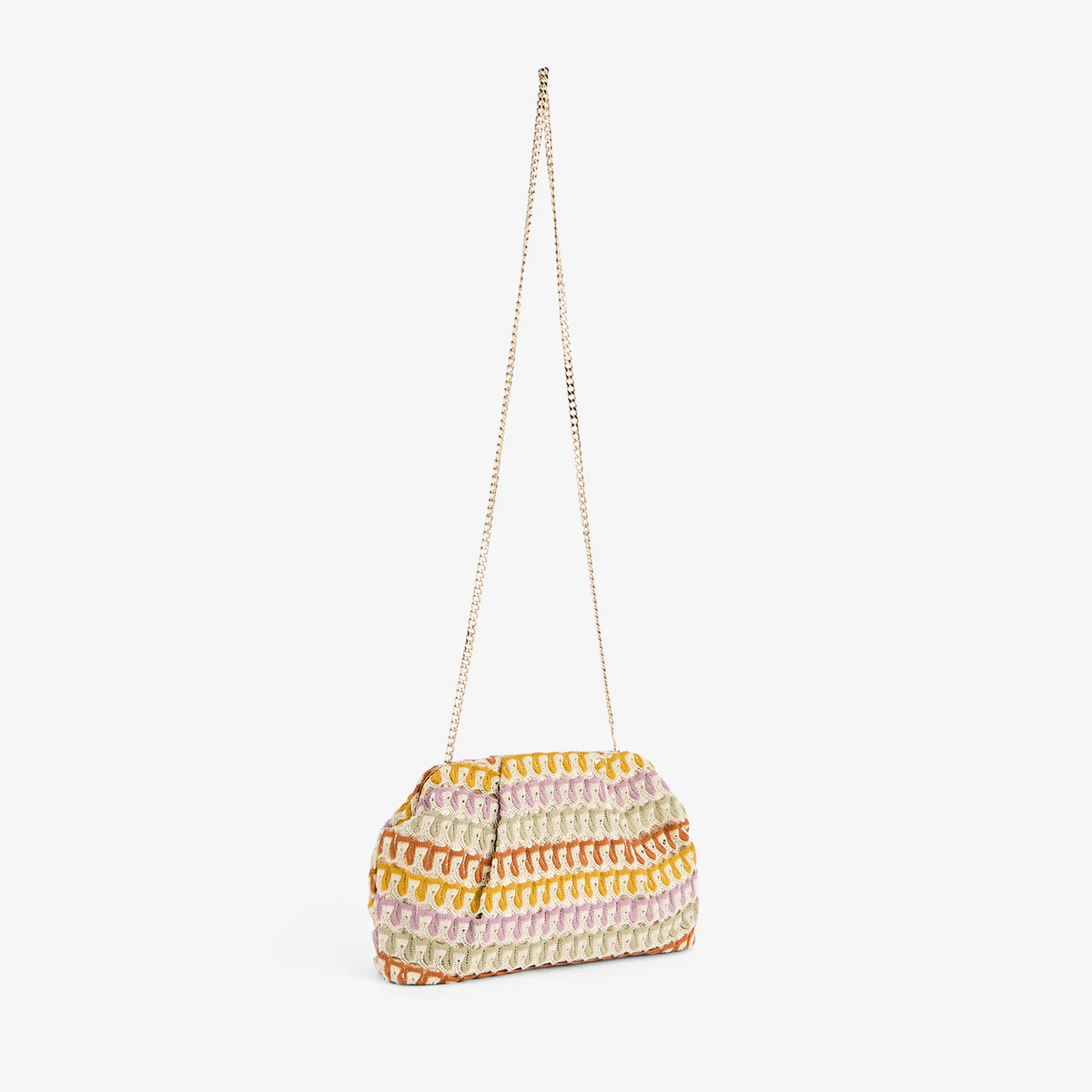 Minaudière textile multicolore - Image 3