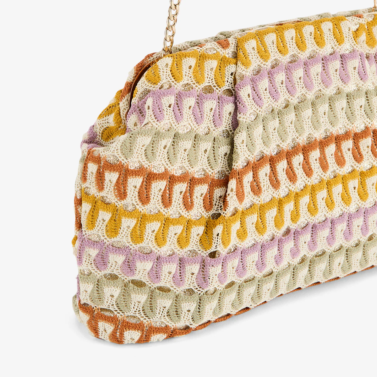 Minaudière textile multicolore - Image 6
