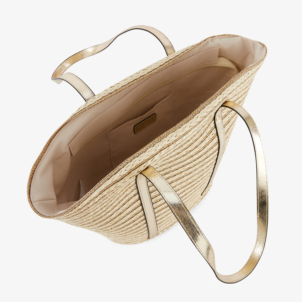 Panier en lurex doré - Image 4