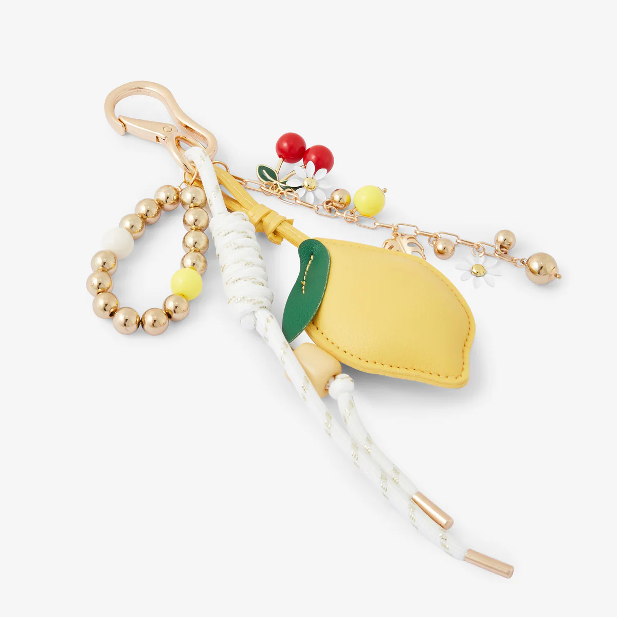 Porte-clés citron et charms - Image 3