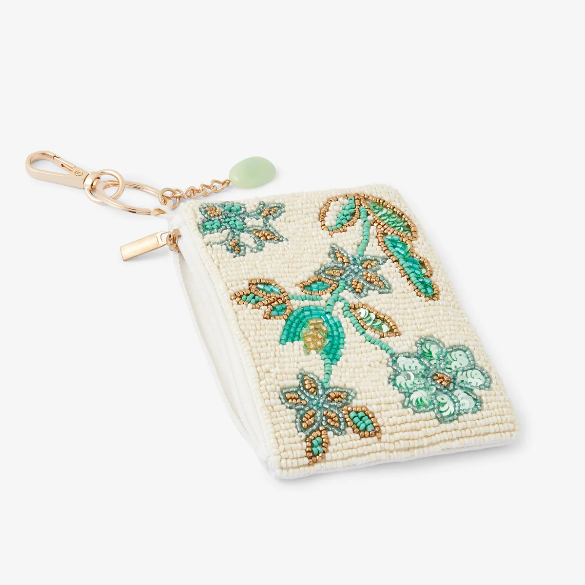 Porte-clés mini porte-monnaie perlé - Image 3