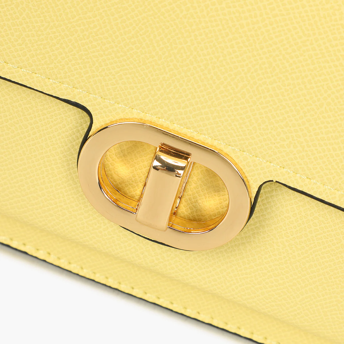 Sac à bandoulière jaune beurre - Image 6