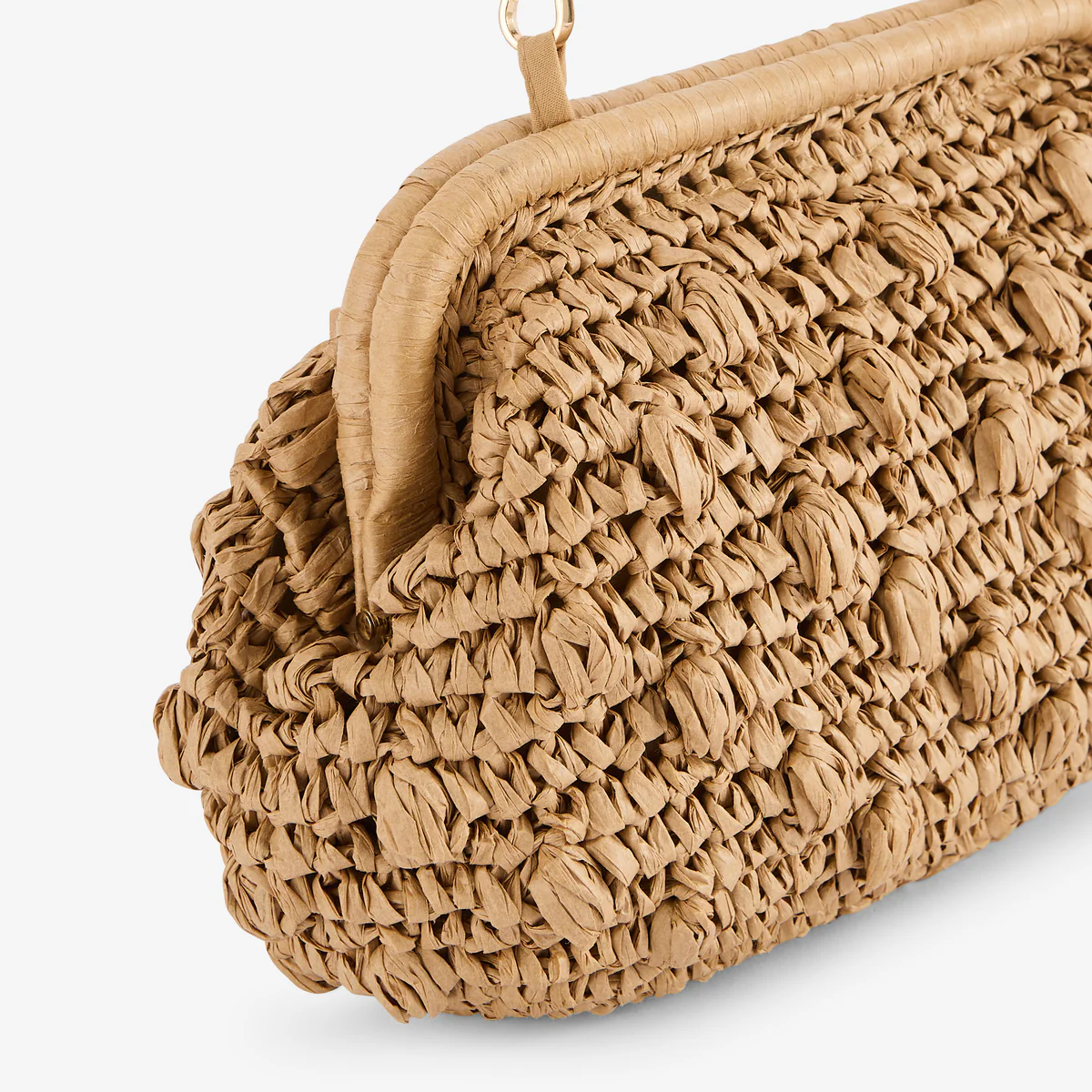 Sac pochette effet paille - Image 5